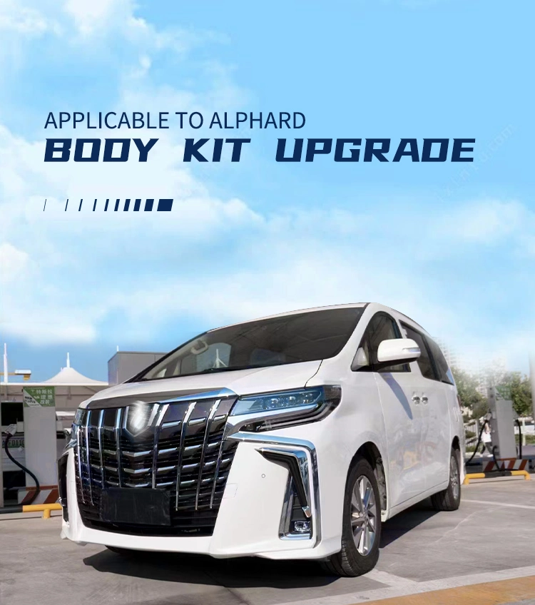 High Quality Car Retrofiting Parts Face Lift Upgraded Body Kit for Old Toyota Alphard 2008- 2014