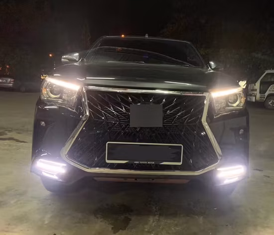 Accessoires de voiture avant arrière pare-chocs lifting large Kit de carrosserie de Conversion pour Hilux Vigo mise à niveau vers Lexus 2012-2015